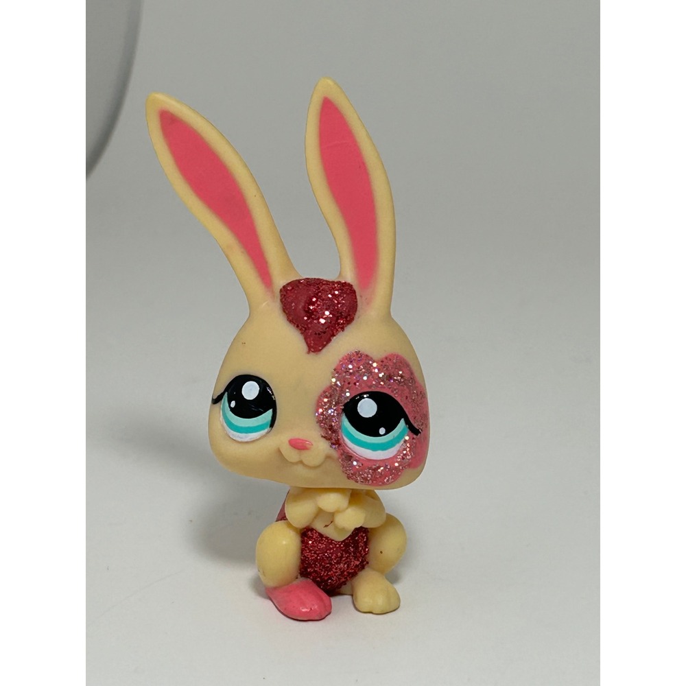 Littlest Pet Shop Pretty  Berry and Cream Sparkling Bunny Rabbit‎ #2147
